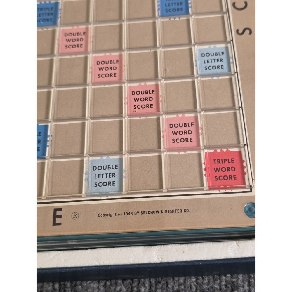 Scrabble Deluxe Edition Turntable Vintage 1977 Complete - Picture 7 of 16